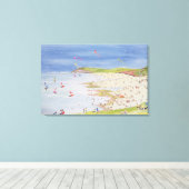 Cliffs & Bay Canvas Afdruk (Insitu (Houten vloer))