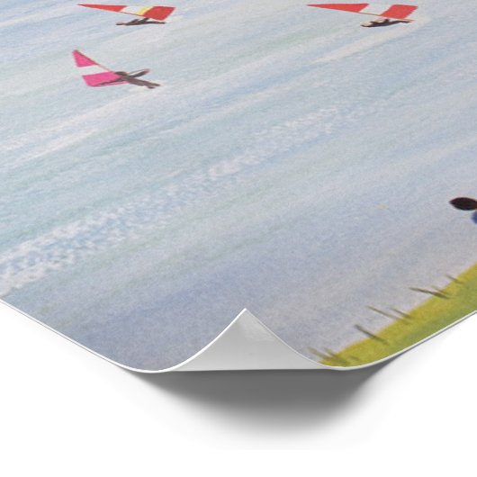 Cliffs & Bay Poster (Hoek)