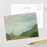 Cliffs bij Pourville | Claude Monet Briefkaart<br><div class="desc">Cliffs at Pourville (1882) van de Franse impressionistische kunstenaar Claude Monet. Het originele schilderij is een landschappelijk uitzicht van grijze groene kliffen die het zee over het hoofd zien. Gebruik de ontwerphulpmiddelen om douanetekst toe te voegen of het afbeelding te personaliseren.</div>