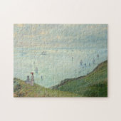 Cliffs bij Pourville | Claude Monet Legpuzzel (Horizontaal)