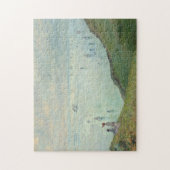Cliffs bij Pourville | Claude Monet Legpuzzel (Verticaal)