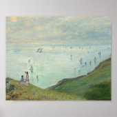 Cliffs bij Pourville | Claude Monet Poster (Voorkant)