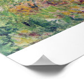 Cliffs bij Varengeville door Claude Monet Poster (Hoek)