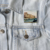 Cliffs, c.1897 vierkante button 5,1 cm (In situ)