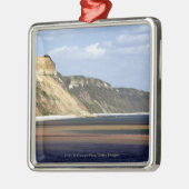Cliffs langs Jurassic Coast Metalen Ornament (Links)