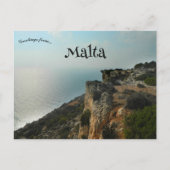 Cliffs of Dingli Malta Briefkaart (Voorkant)