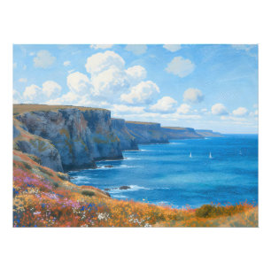 Cliffs of Endless Horizon beroemd gemaakt door A W Foto Afdruk