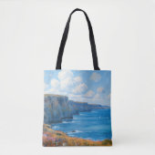 Cliffs of Endless Horizon beroemd gemaakt door A W Tote Bag (Voorkant)