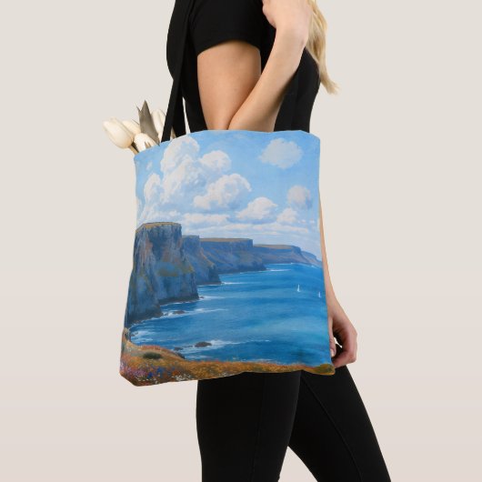 Cliffs of Endless Horizon beroemd gemaakt door A W Tote Bag (Dichtbij)
