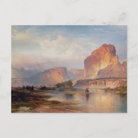 Cliffs of Green River - 1874 Briefkaart (Voorkant)