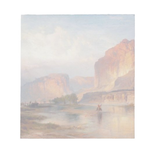 Cliffs of Green River - Thomas Moran (1874) Notitieblok (Voorkant)
