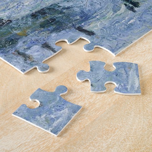 Cliffs of Les Petites-Dalles Monet Fine Art Legpuzzel (Zijkant)