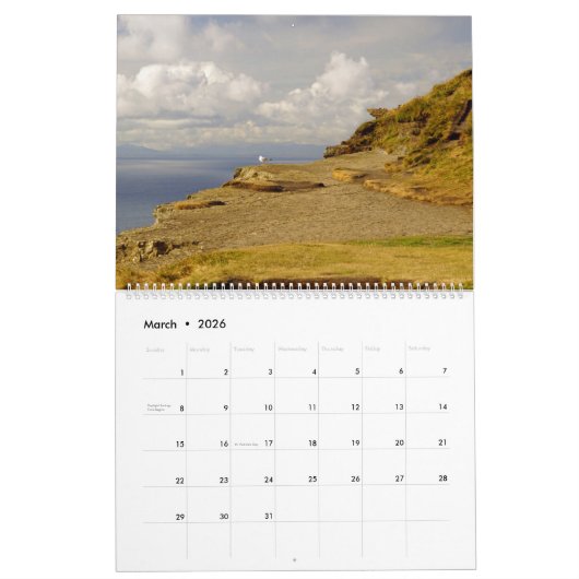 Cliffs of Moher    12 points of view Kalender (Mar 2026)