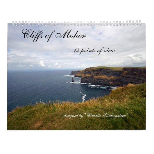 Cliffs of Moher    12 points of view Kalender (Achterkant)