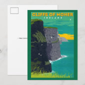Cliffs of Moher 5x7 grote ansichtkaart Bedankkaart (Voorkant / Achterkant)