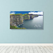 Cliffs of Moher Co. Clare Canvas Afdruk (Insitu (Houten vloer))