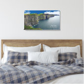 Cliffs of Moher Co. Clare Canvas Afdruk (Insitu (Slaapkamer))