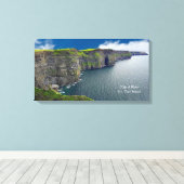 Cliffs of Moher Co. Clare Canvas Afdruk (Insitu (Houten vloer))