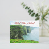 Cliffs of Moher, County Clare, Ierland Briefkaart (Staand voorkant)