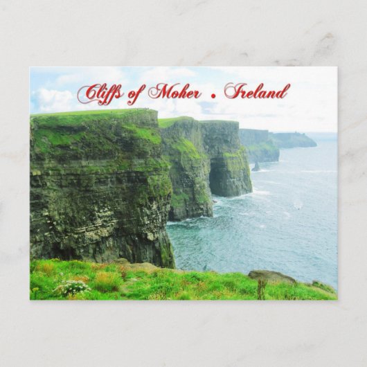 Cliffs of Moher, County Clare, Ierland Briefkaart (Voorkant)