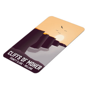 Cliffs of Moher County Clare, Ierland. Magneet