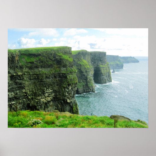 Cliffs of Moher, County Clare, Ierland Poster (Voorkant)