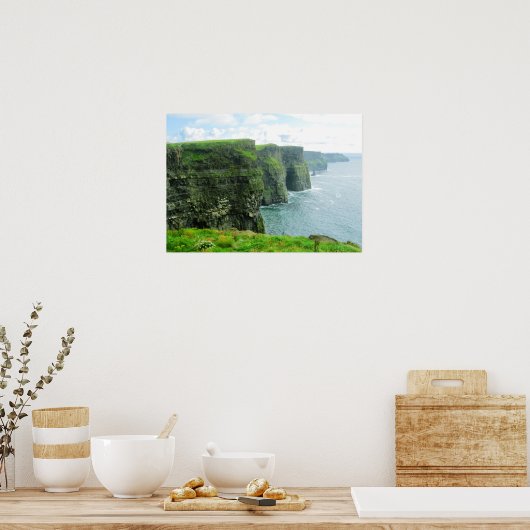 Cliffs of Moher, County Clare, Ierland Poster (Keuken)