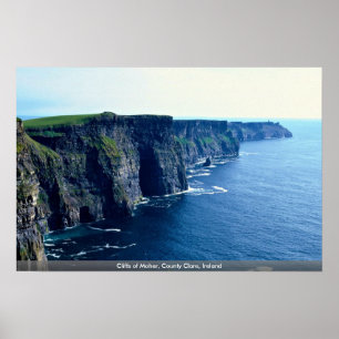 Cliffs of Moher, County Clare, Ierland Poster
