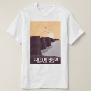 Cliffs of Moher County Clare, Ierland. T-shirt