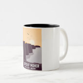 Cliffs of Moher County Clare, Ierland. Tweekleurige Koffiemok (Voorkant rechts)