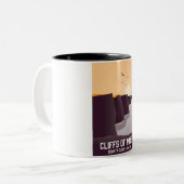 Cliffs of Moher County Clare, Ierland. Tweekleurige Koffiemok (Voorkant links)