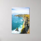 Cliffs of Moher, Ierland Canvas Afdruk (Voorkant)