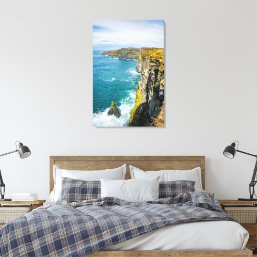 Cliffs of Moher, Ierland Canvas Afdruk (Insitu (Slaapkamer))