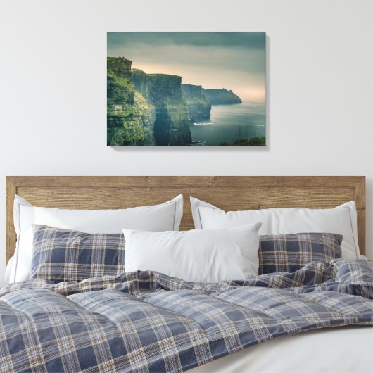 Cliffs of Moher, Ierland Canvas Afdruk (Insitu (Slaapkamer))