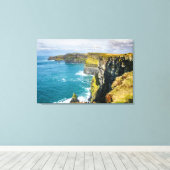 Cliffs of Moher, Ierland Canvas Afdruk (Insitu (Houten vloer))