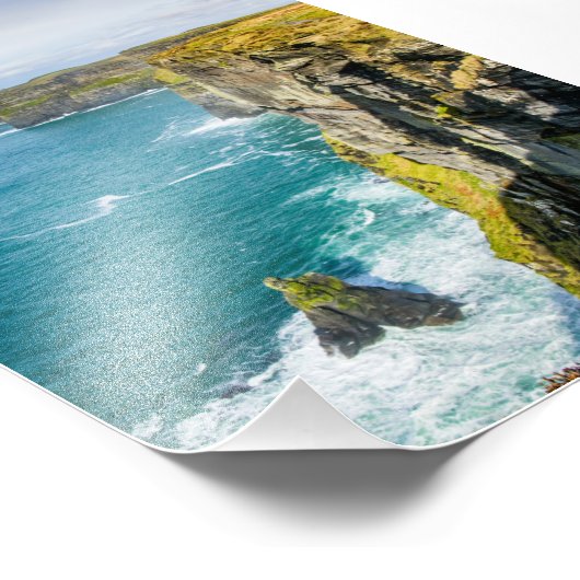 Cliffs of Moher, Ierland Foto Afdruk (Hoek)