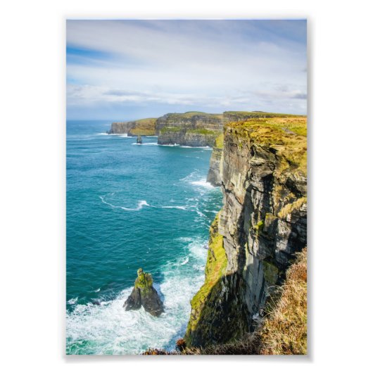Cliffs of Moher, Ierland Foto Afdruk (Voorkant)