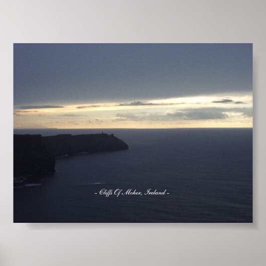 Cliffs of Moher, Ierland Poster (Voorkant)
