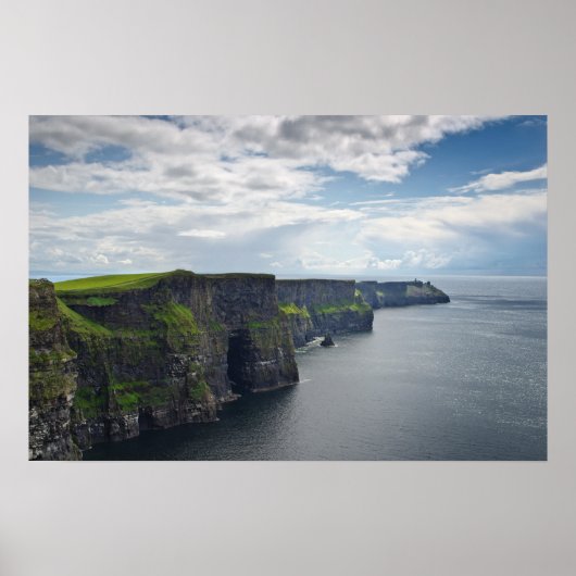 Cliffs of Moher in Ierland posterprint Poster (Voorkant)