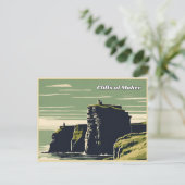 Cliffs of Moher Ireland Briefkaart (Staand voorkant)