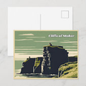 Cliffs of Moher Ireland Briefkaart (Voorkant / Achterkant)