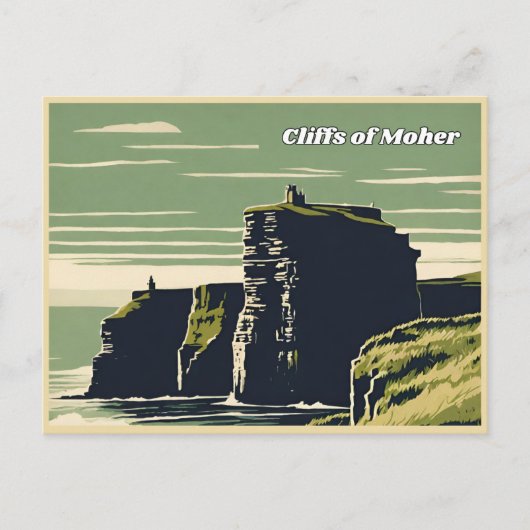 Cliffs of Moher Ireland Briefkaart (Voorkant)