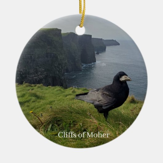 Cliffs of Moher, Ireland Christmas Ornament Rook (Voorkant)