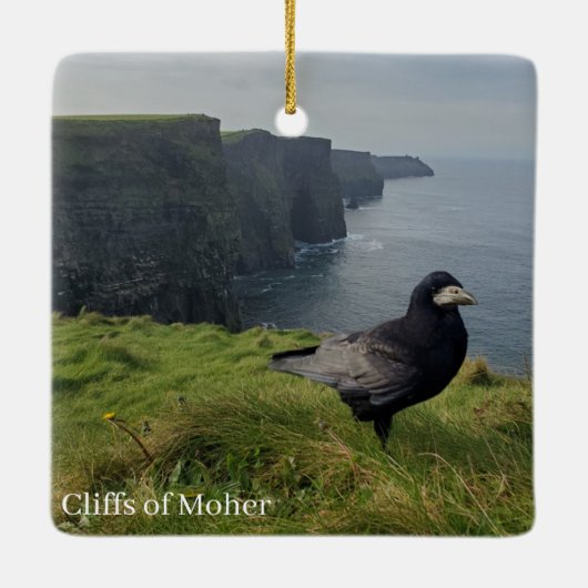 Cliffs of Moher, Ireland Christmas Ornament Rook (Achterkant)