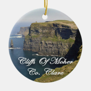 Cliffs of Moher Ireland, kerstversiering Keramisch Ornament
