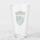 Cliffs of Moher Ireland Travel Art  Glas (Achterkant)