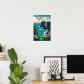 Cliffs of Moher Ireland Travel Art Poster (Thuiskantoor)