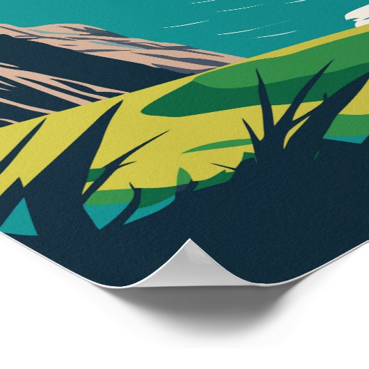 Cliffs of Moher Ireland Travel Art  Poster (Hoek)