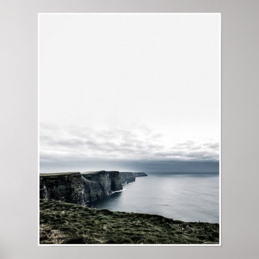 Cliffs of Moher, Ireland Travel Photograhy Poster (Voorkant)
