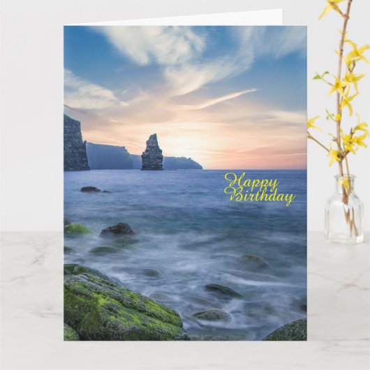 Cliffs of Moher Kaart (Gele Bloem)